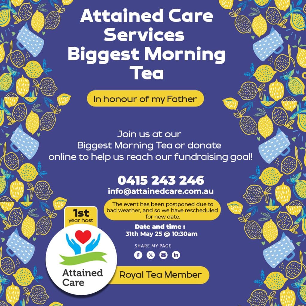 Cancer Council Morning Tea Fundraiser